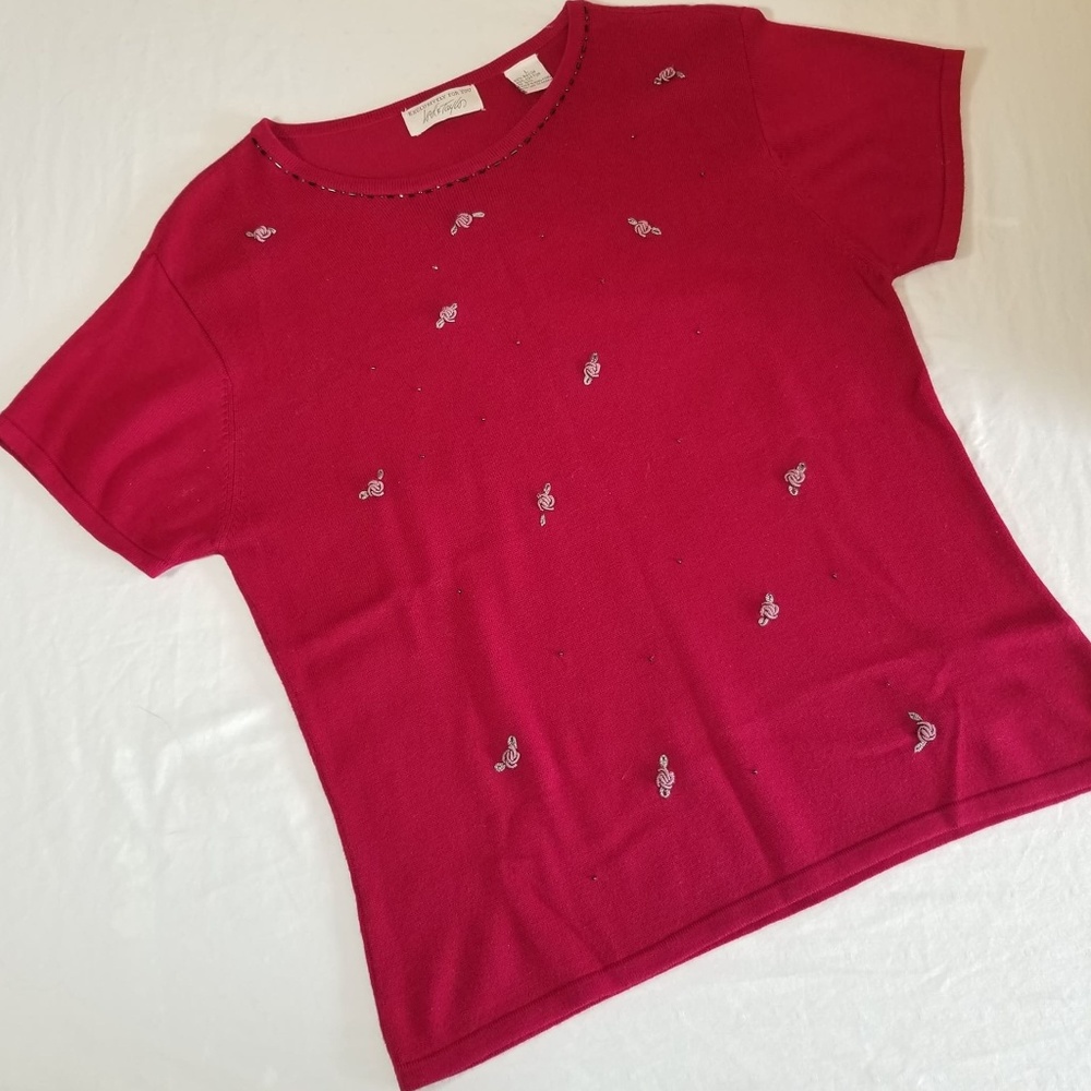 Lord & Taylor Cashmere Lightweight Sweater Large